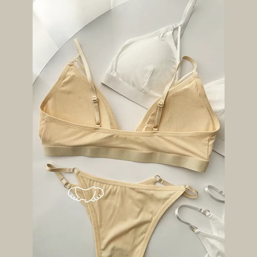 Bra Set Unique Style With panty Set For Women Padded