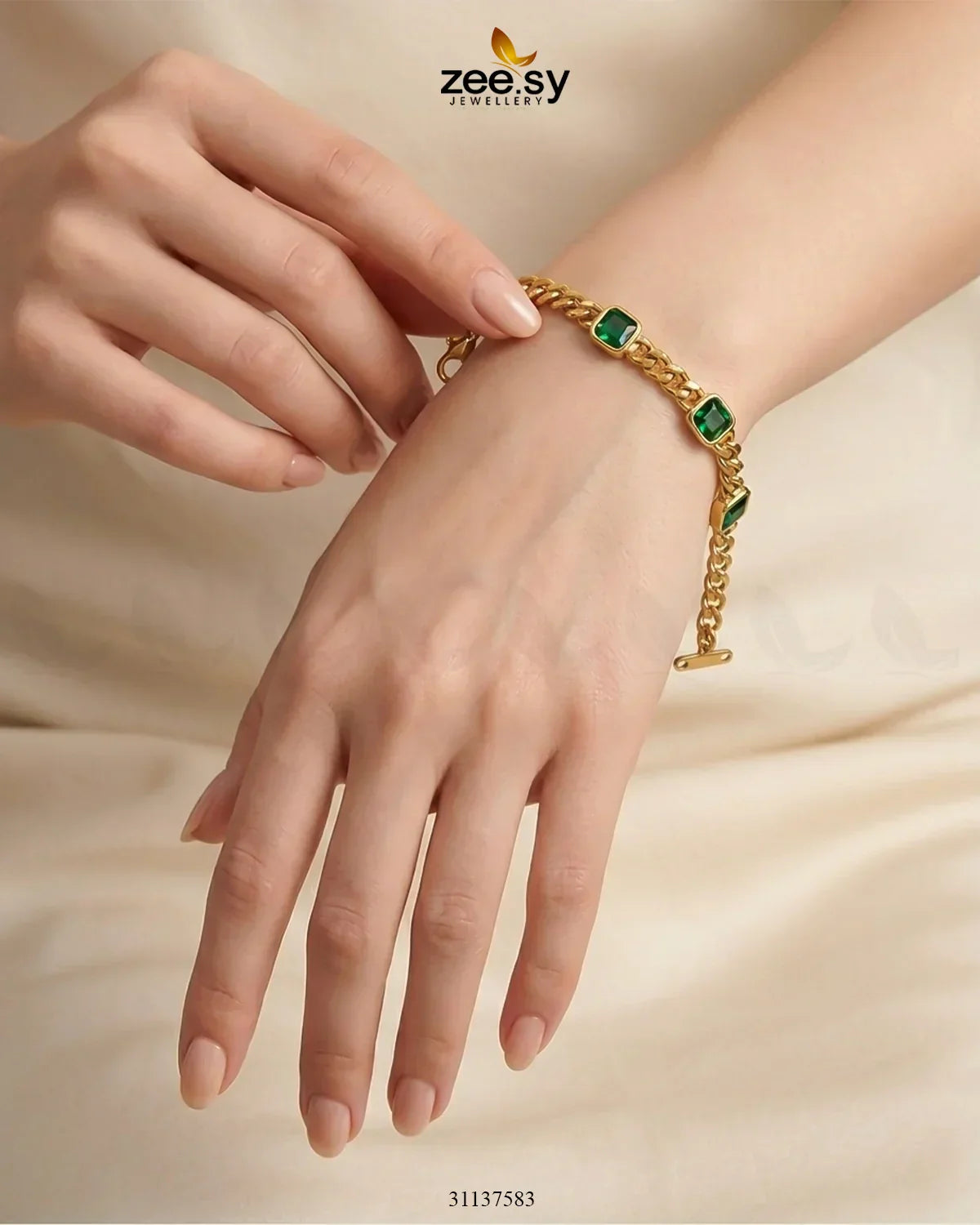Prism Crystal Gemstone Bracelet