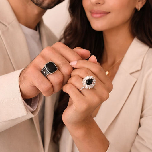 LUXURY TURKISH MATCHING RINGS FOR COUPLES