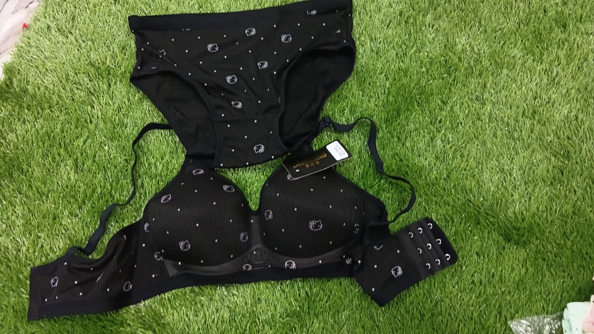 Laierxiang Bra & Panty Set for Women – Soft Comfortable (Multi Colours)