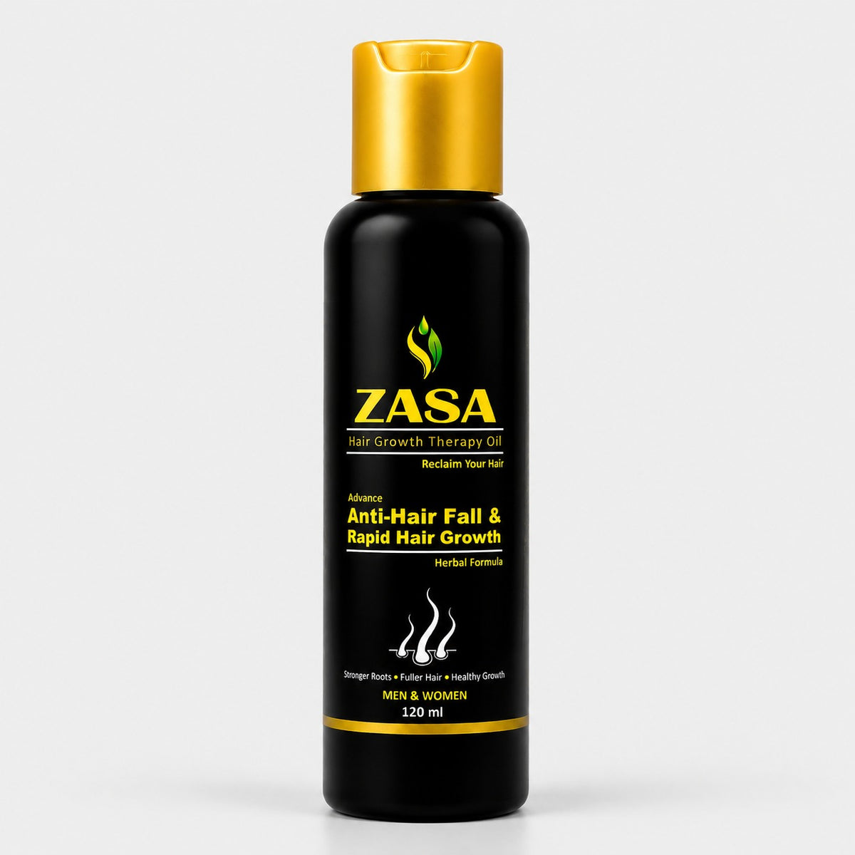 ZASA Hair Growth Therapy Oil – Anti Hair Fall & Rapid Hair Growth (120ml)